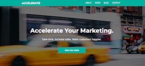 Accelerate Marketing, a WordPress site